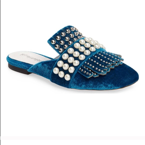 Jeffrey Campbell Shoes - Jeffrey Campbell Ravis Embellished Mules Slides